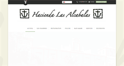 Desktop Screenshot of hacienda-lasalcabalas.com